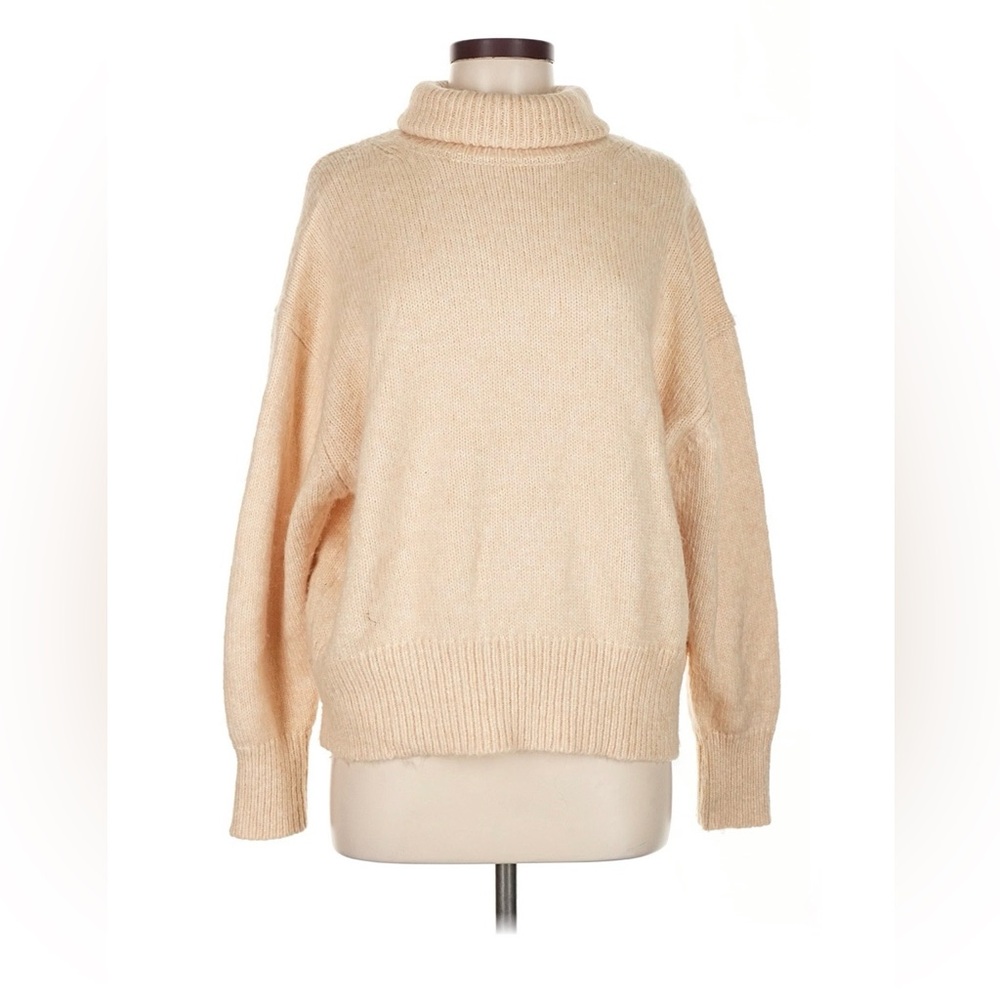 Zara Cream Cowl Neck Sweater